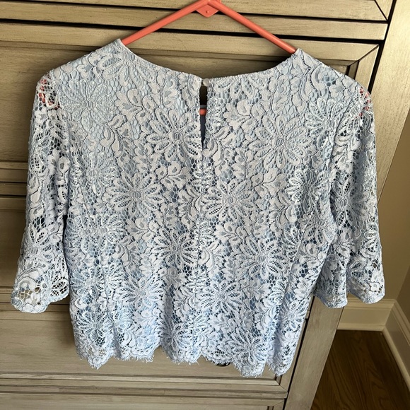 Blue Lace Top - Picture 2 of 3